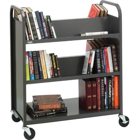 Bretford Book/Util Truck 3-Shlf Double Side 5 Inch Caster BOOV1-SKY